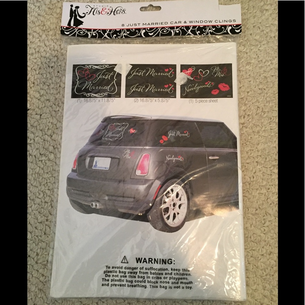 His and Hers magnetic two see pics NWT wedding